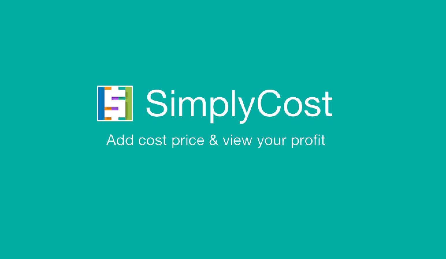 Promotional image for SimplyCost ‑ Profit Tracking