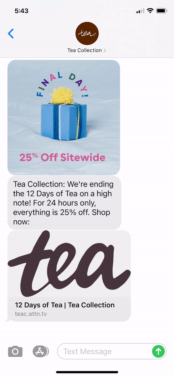 Tea-Collection-Text-Message-Marketing-Example-11.22.2020